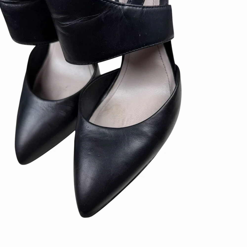 Pour La Victoire Zanie Women's‎ Ankle Strap Heels Black Size US 8
